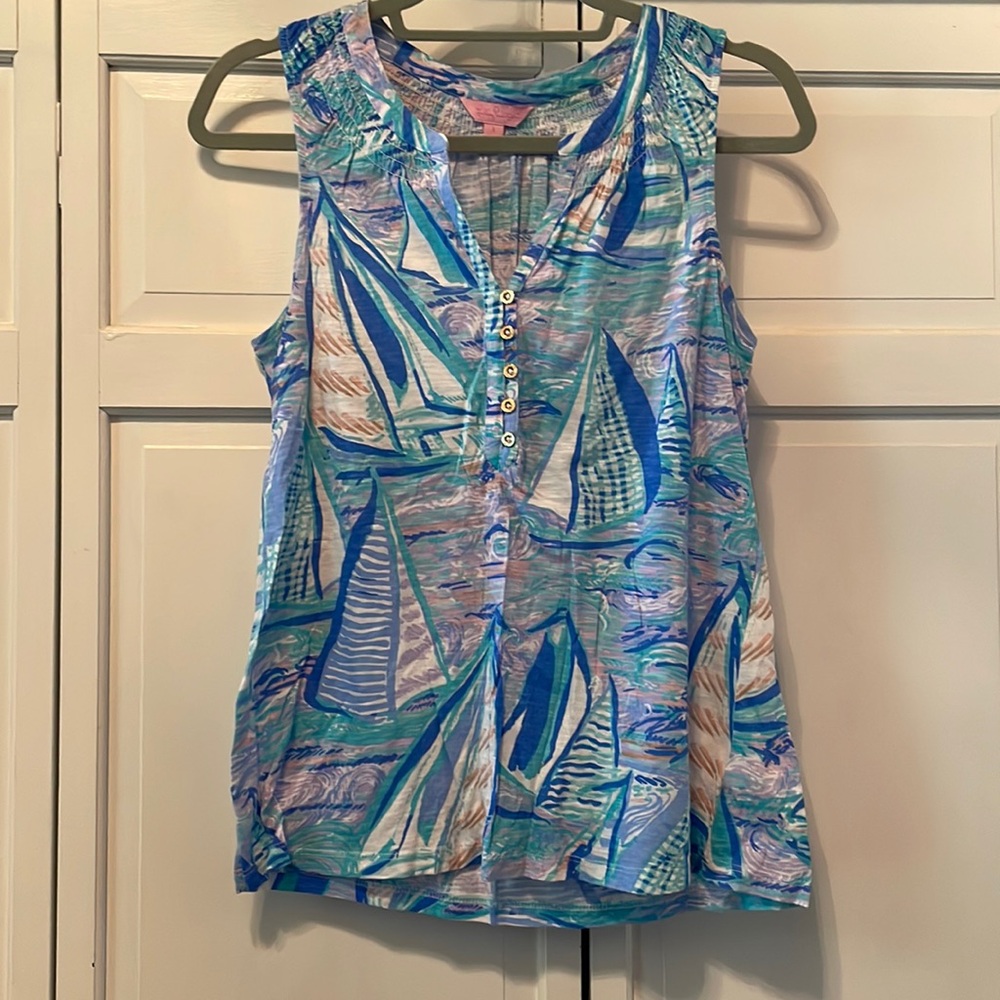 Lilly Pulitzer Essie Sleeveless Top